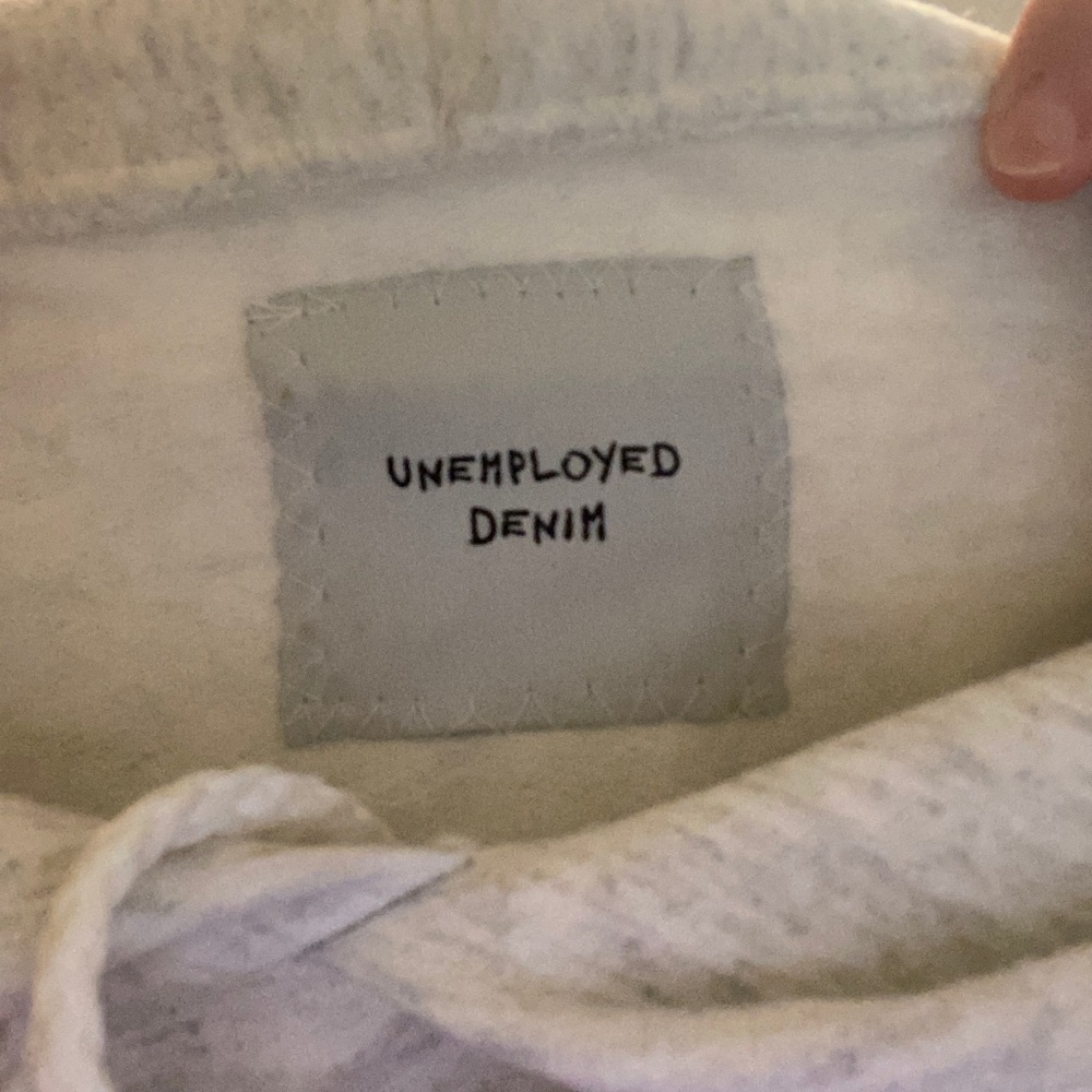unemployed denim custom hoodie - Picture 2 of 2